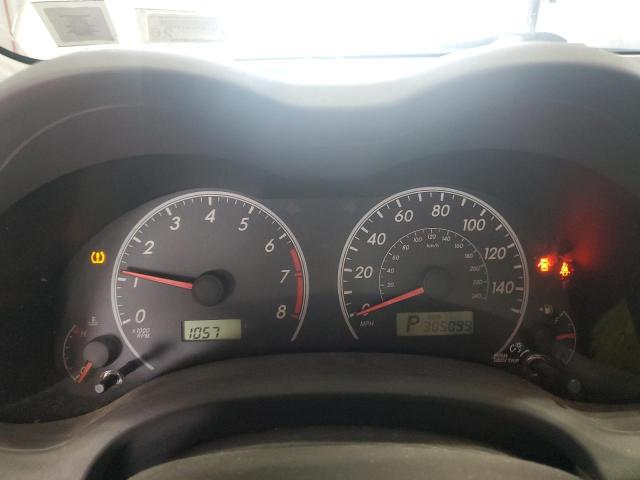 JTDBU4EE2A9098213 - 2010 TOYOTA COROLLA BASE SILVER photo 9