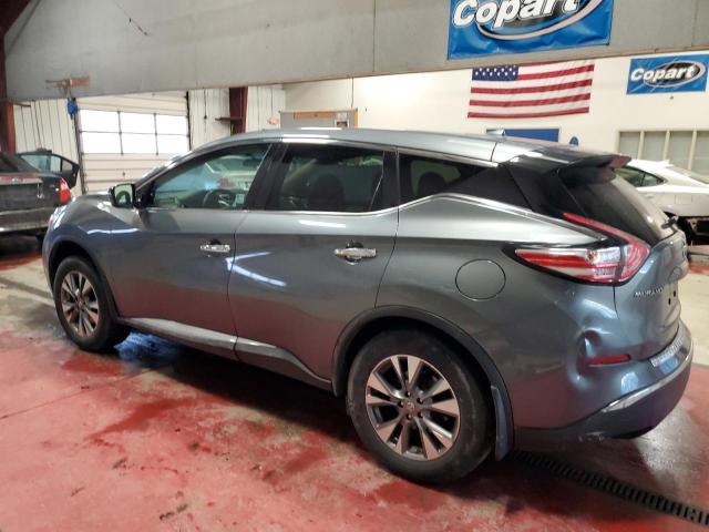 5N1AZ2MH4FN228872 - 2015 NISSAN MURANO S GRAY photo 2