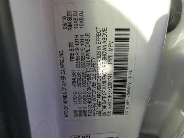 5J8TC1H37KL001741 - 2019 ACURA RDX Ağ foto 14