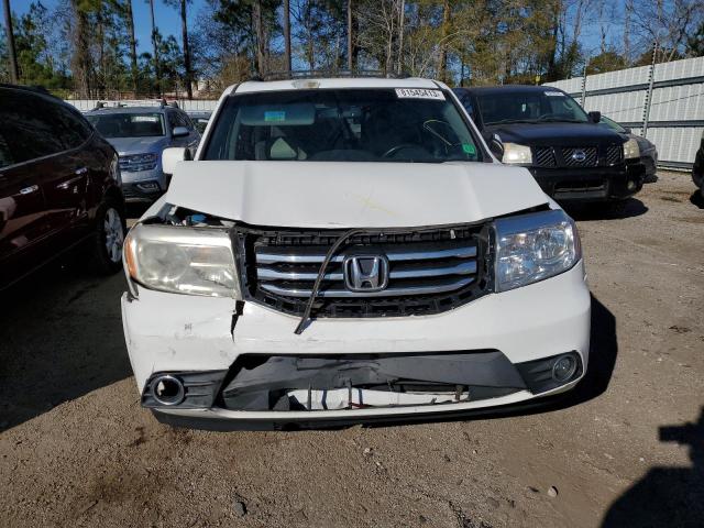 5FNYF3H52DB002634 - 2013 HONDA PILOT EXL WHITE photo 5