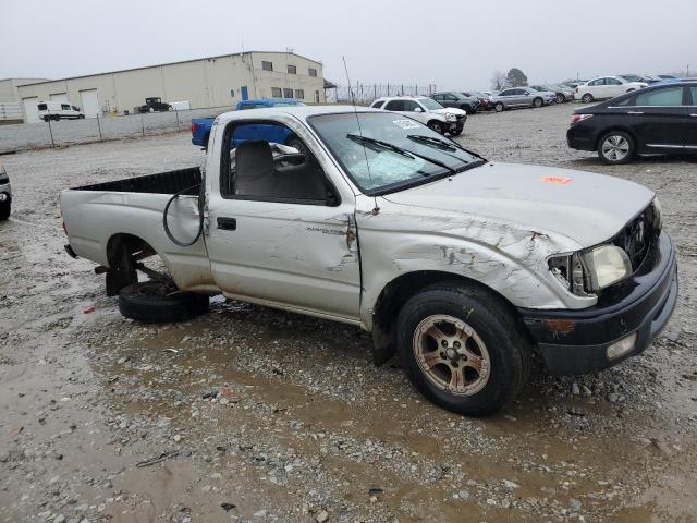 5TENL42N22Z011338 - 2002 TOYOTA TACOMA SILVER photo 4