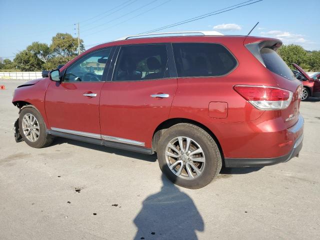 5N1AR2MM4EC650664 - 2014 NISSAN PATHFINDER S RED photo 2