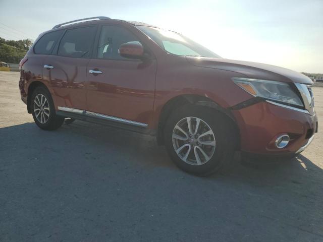 5N1AR2MM4EC650664 - 2014 NISSAN PATHFINDER S RED photo 4