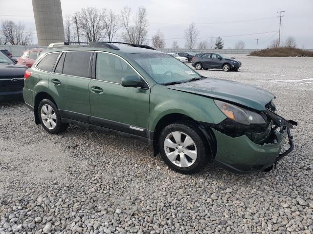 4S4BRCCC3B3356137 - 2011 SUBARU OUTBACK 2.5I PREMIUM GREEN photo 4