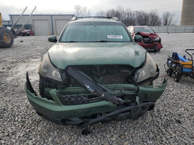 4S4BRCCC3B3356137 - 2011 SUBARU OUTBACK 2.5I PREMIUM GREEN photo 5