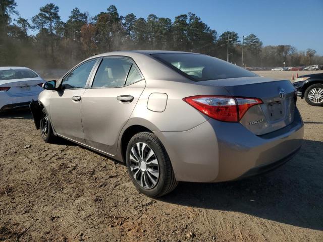 5YFBURHE9FP353773 - 2015 TOYOTA COROLLA L BROWN photo 2