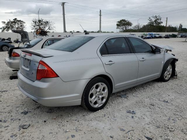 3FAHP0HA3AR201782 - 2010 FORD FUSION SE SILVER photo 3