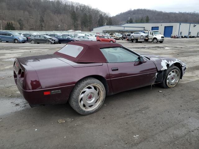 1G1YY33PXP5116883 - 1993 CHEVROLET CORVETTE PURPLE photo 3