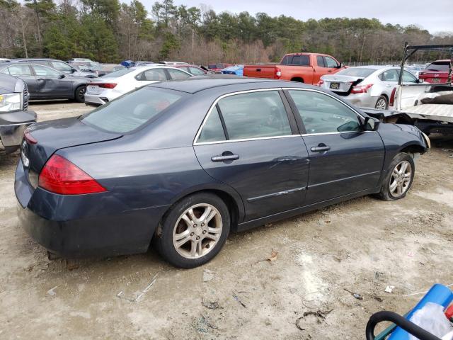 1HGCM56346A126561 - 2006 HONDA ACCORD SE BLUE photo 3