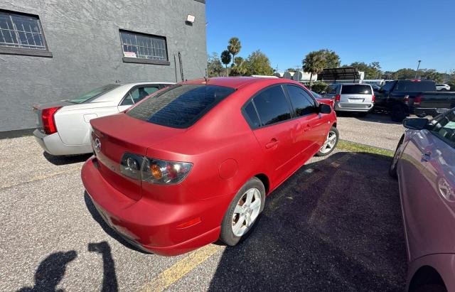 JM1BK323251220026 - 2005 MAZDA 3 S RED photo 4