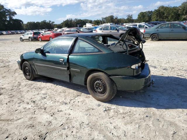 1G1JC124127202527 - 2002 CHEVROLET CAVALIER GREEN photo 2