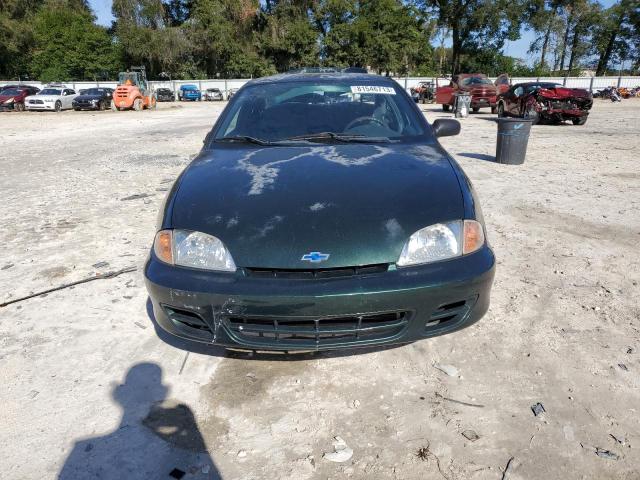 1G1JC124127202527 - 2002 CHEVROLET CAVALIER GREEN photo 5