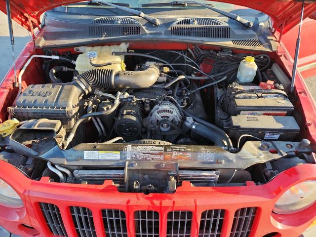 1J4GL48K05W532835 - 2005 JEEP LIBERTY SPORT Czerwony zdjęcie 11