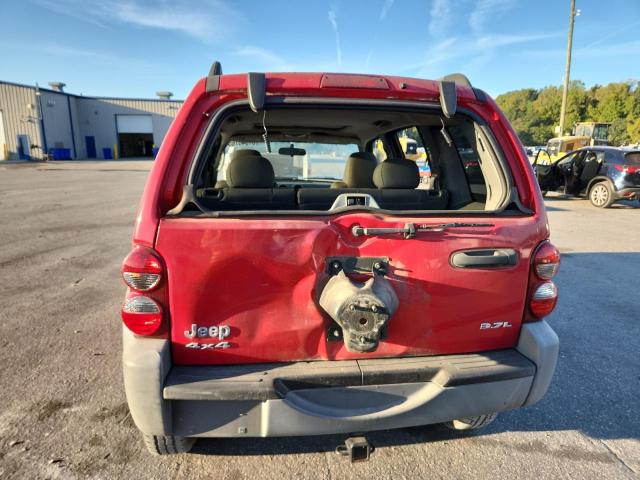 1J4GL48K05W532835 - 2005 JEEP LIBERTY SPORT Czerwony zdjęcie 6