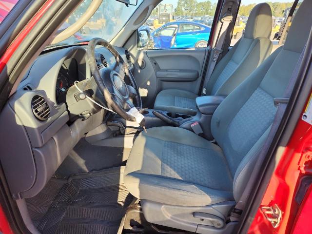 1J4GL48K05W532835 - 2005 JEEP LIBERTY SPORT Czerwony zdjęcie 7