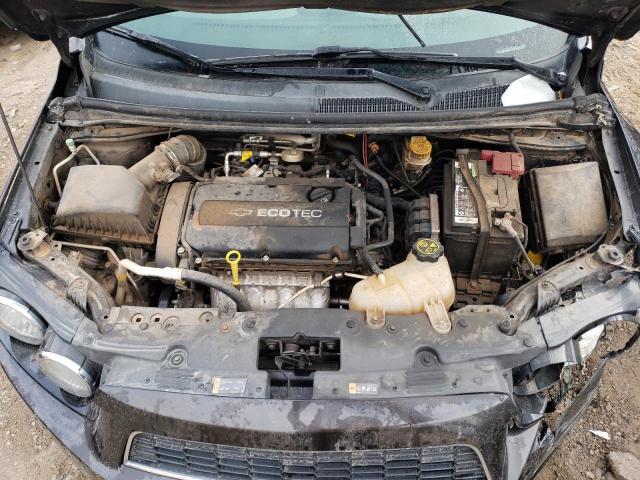 1G1JA5SH8E4162405 - 2014 CHEVROLET SONIC LS შავი ფოტო 11