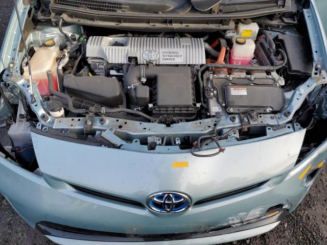 JTDKN3DU8D5623710 - 2013 TOYOTA PRIUS TURQUOISE photo 11