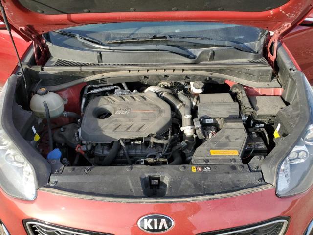 KNDPRCA63H7242485 - 2017 KIA SPORTAGE SX RED photo 12