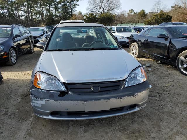 2HGES16532H502736 - 2002 HONDA CIVIC LX SILVER photo 5