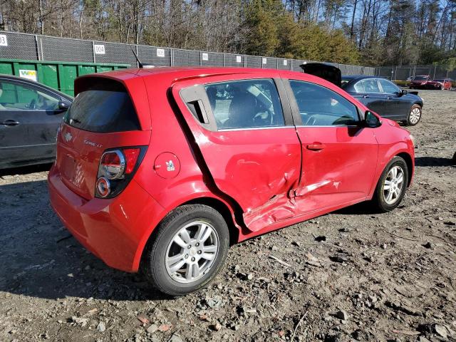 1G1JC6SH0C4193502 - 2012 CHEVROLET SONIC LT RED photo 3