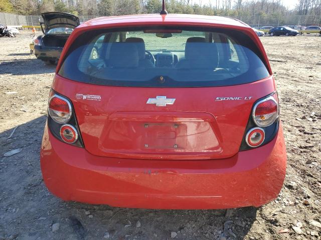 1G1JC6SH0C4193502 - 2012 CHEVROLET SONIC LT RED photo 6