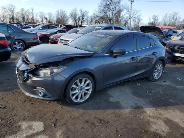 JM1BM1M39G1323281 - 2016 MAZDA 3 TOURING GRAY photo 1