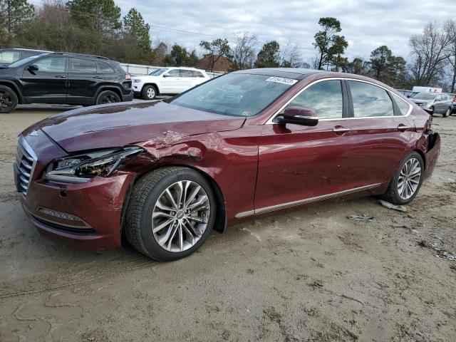 KMHGN4JE9FU026627 - 2015 HYUNDAI GENESIS 3.8L RED photo 1