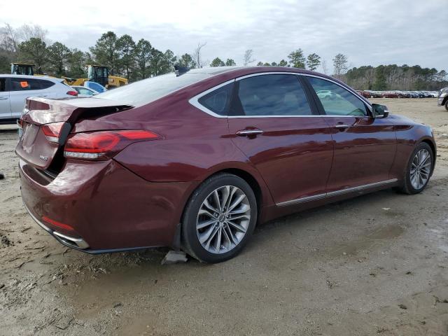 KMHGN4JE9FU026627 - 2015 HYUNDAI GENESIS 3.8L RED photo 3