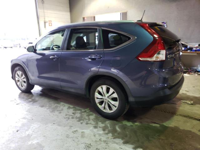 2HKRM3H79EH558468 - 2014 HONDA CR-V EXL BLUE photo 2