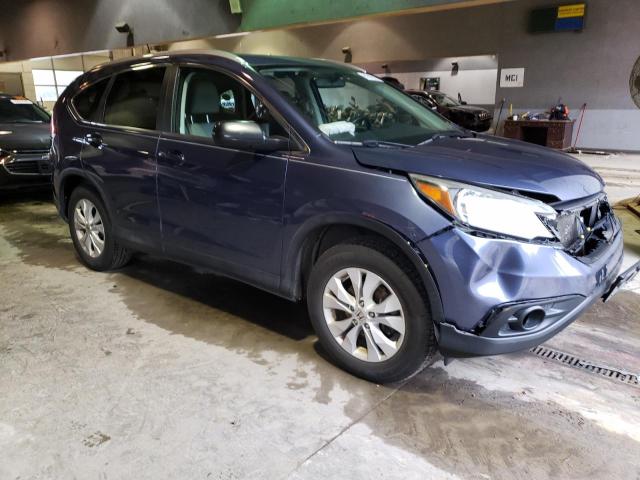 2HKRM3H79EH558468 - 2014 HONDA CR-V EXL BLUE photo 4