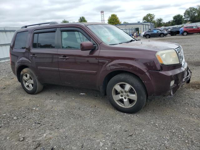 5FNYF4H5XAB009137 - 2010 HONDA PILOT EXL 勃艮第红 照片 4