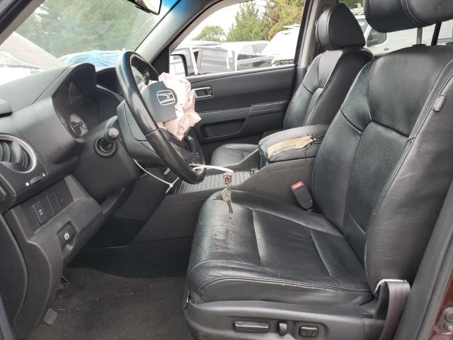 5FNYF4H5XAB009137 - 2010 HONDA PILOT EXL 勃艮第红 照片 7