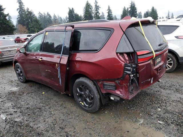 2C4RC1L79MR584231 - 2021 CHRYSLER PACIFICA HYBRID TOURING L RED photo 2