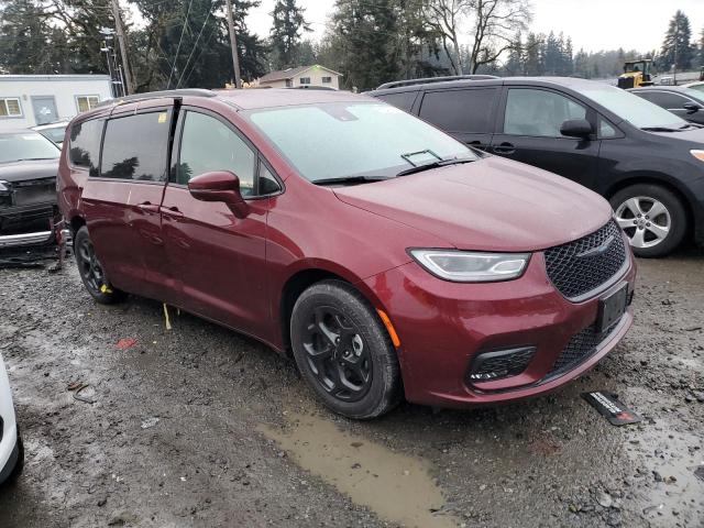 2C4RC1L79MR584231 - 2021 CHRYSLER PACIFICA HYBRID TOURING L RED photo 4