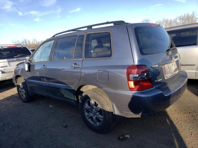 JTEEP21A340062577 - 2004 TOYOTA HIGHLANDER BLUE photo 2