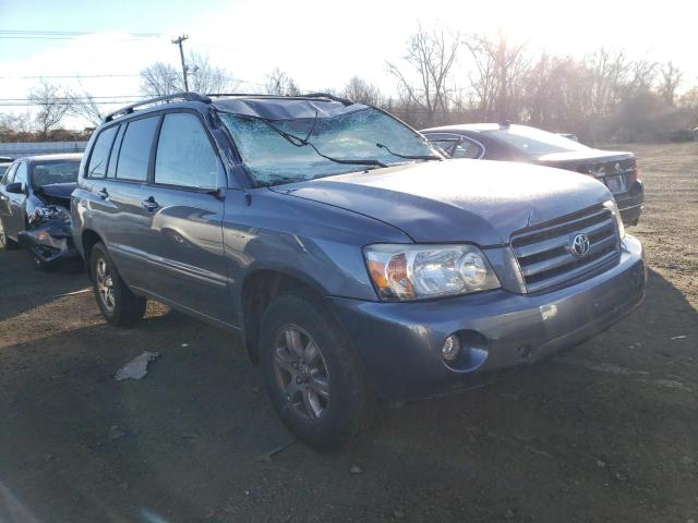 JTEEP21A340062577 - 2004 TOYOTA HIGHLANDER BLUE photo 4