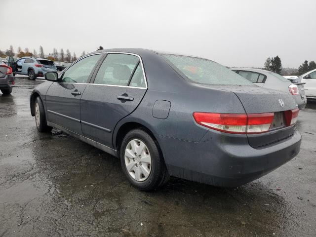 1HGCM56354A080073 - 2004 HONDA ACCORD LX BLUE photo 2