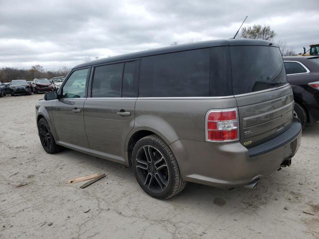 2FMGK5C89EBD09622 - 2014 FORD FLEX SEL GRAY photo 2