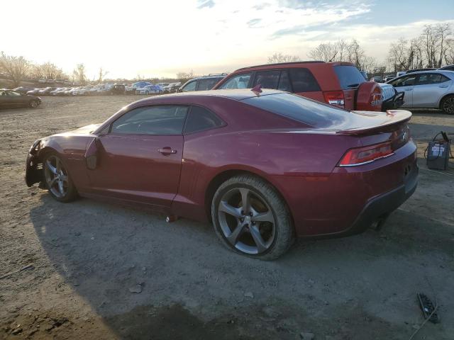 2G1FB1E33E9271959 - 2014 CHEVROLET CAMARO LT BURGUNDY photo 2