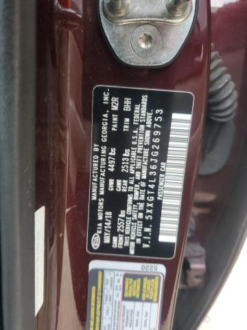 5XXGT4L36JG269753 - 2018 KIA OPTIMA LX BURGUNDY photo 12