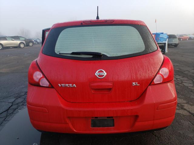 3N1BC13E97L458889 - 2007 NISSAN VERSA S RED photo 6