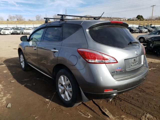 JN8AZ1MWXEW531021 - 2014 NISSAN MURANO S GRAY photo 2