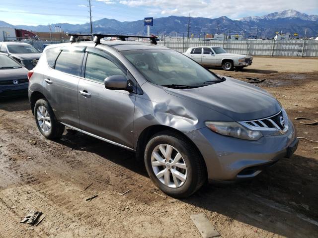 JN8AZ1MWXEW531021 - 2014 NISSAN MURANO S GRAY photo 4