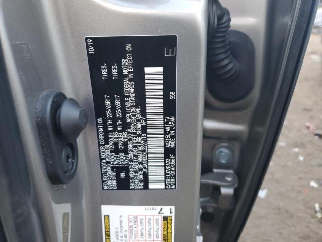 JTJAARDZXL2227118 - 2020 LEXUS NX 300 BASE Gümüş foto 13