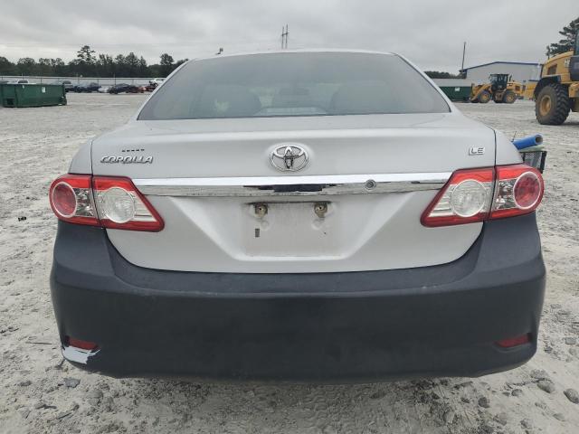 5YFBU4EE9DP151830 - 2013 TOYOTA COROLLA BASE Argent photo 6