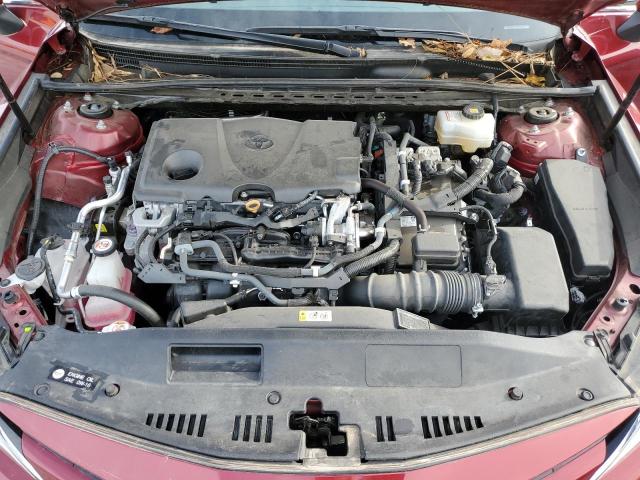 4T1B31HK1KU512868 - 2019 TOYOTA CAMRY LE RED photo 11