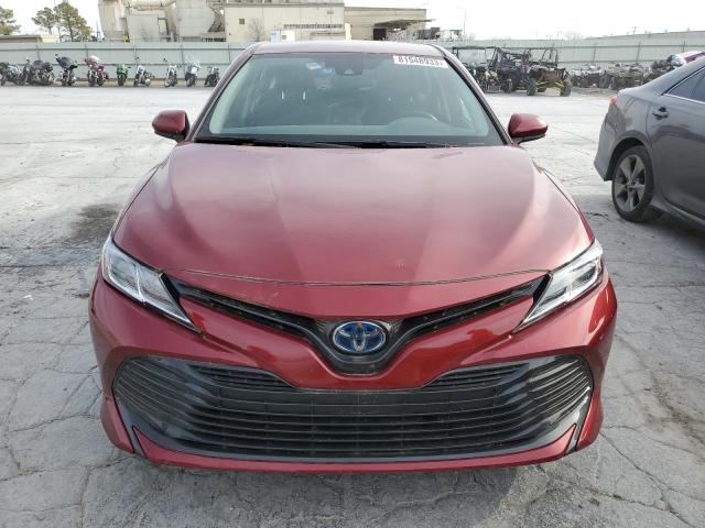 4T1B31HK1KU512868 - 2019 TOYOTA CAMRY LE RED photo 5