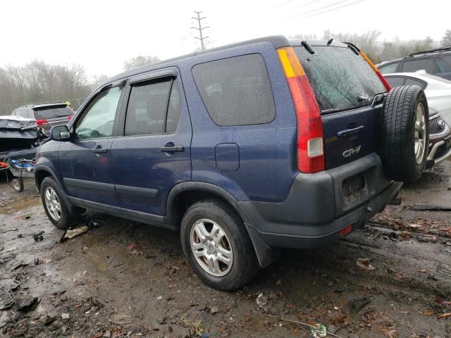 SHSRD78814U222822 - 2004 HONDA CR-V EX BLUE photo 2