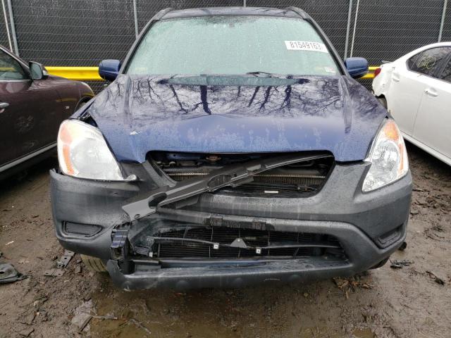 SHSRD78814U222822 - 2004 HONDA CR-V EX BLUE photo 5