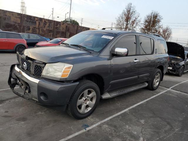 5N1AA08A24N728857 - 2004 NISSAN ARMADA SE GRAY photo 1